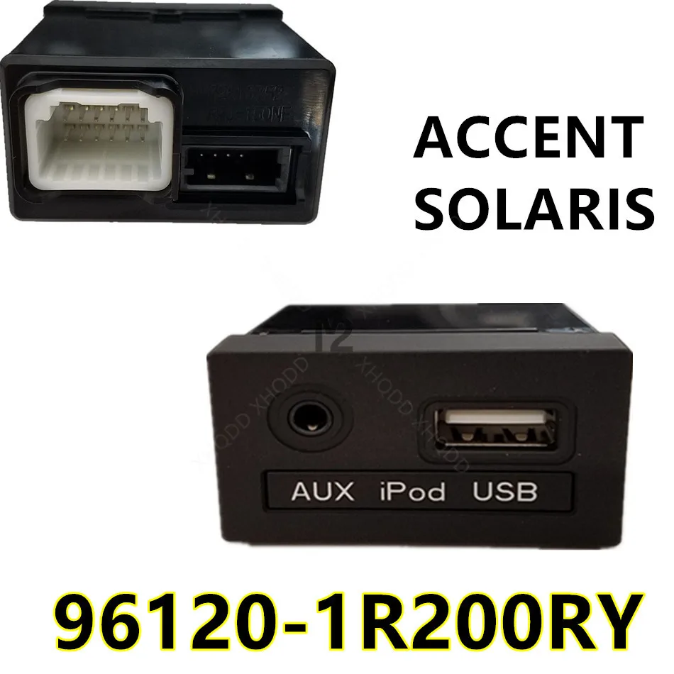 

Genuine USB Reader IPod AUX Port Adapter For Hyundai Accent Solaris OEM 961201R200RY