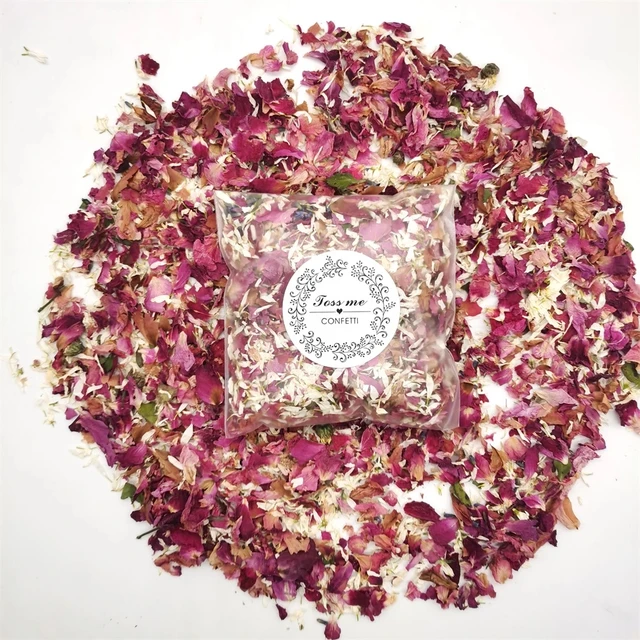 Dried Rose Petals, Confetti Dried Flowers Wedding