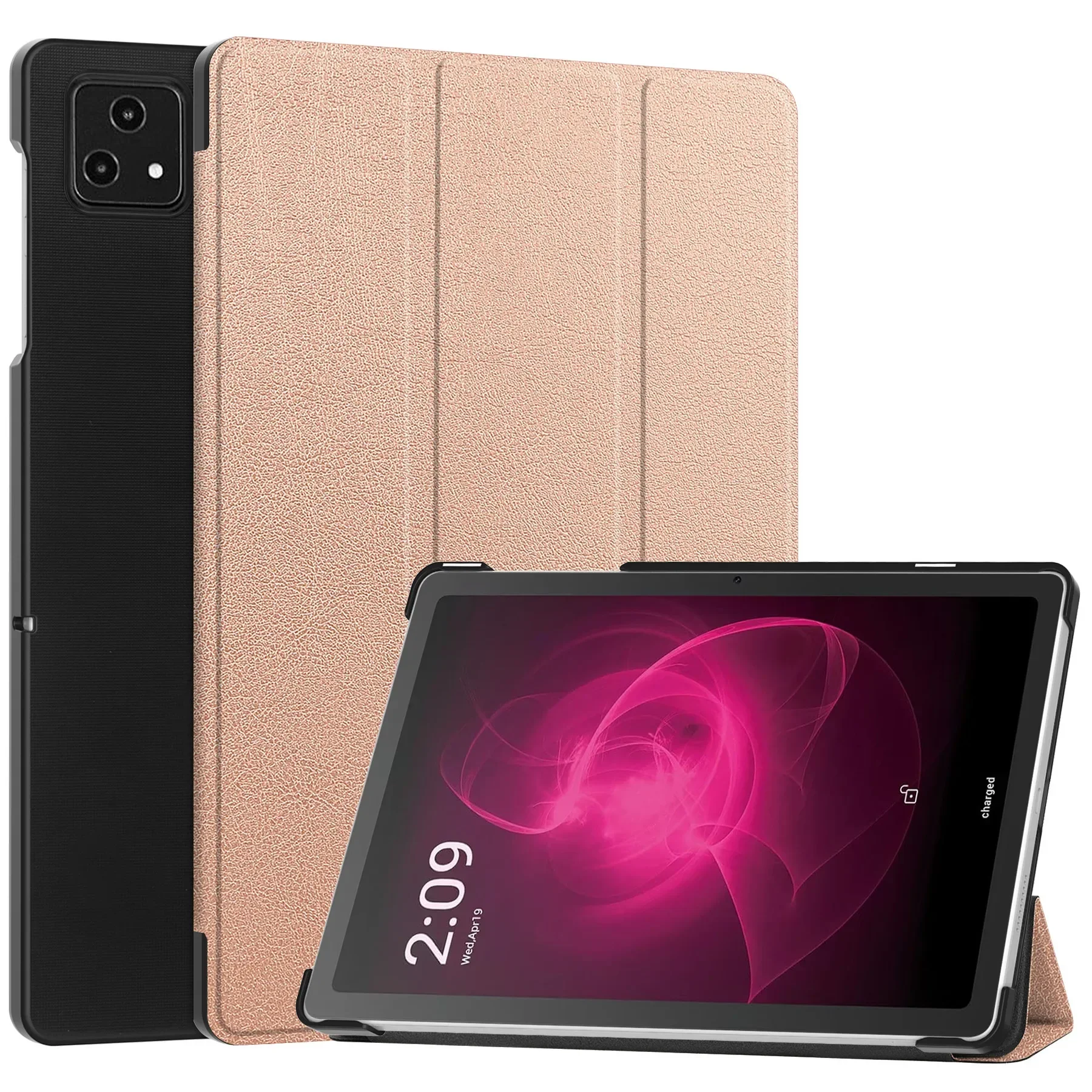 Premium 10.36-Inch Tablet Cover with Auto Sleep/Wake Function and Triple-Fold PU Leather Flip Stand