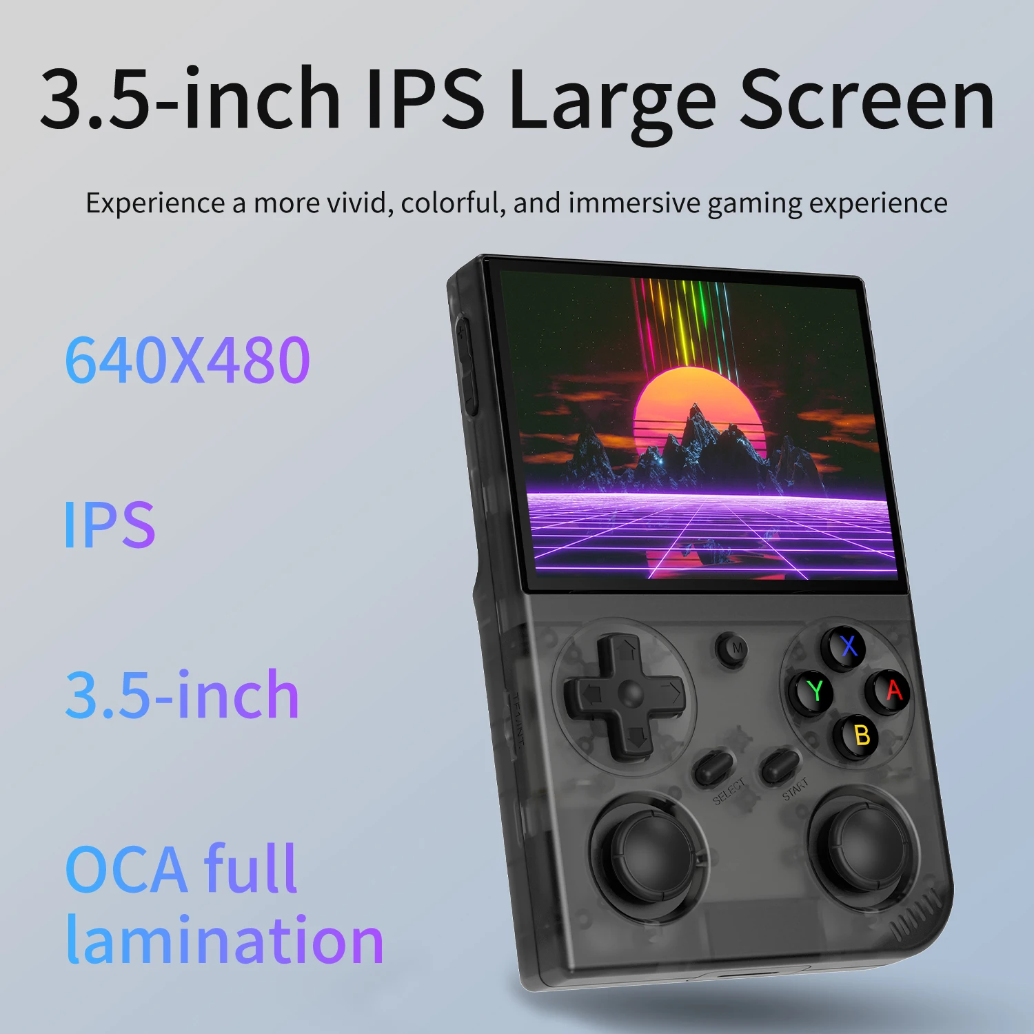 HOT Open Source Handheld Game Console 3.5in Portable Retro Gaming Device Dual Joysticks Arcade Emulator Mini Linux Game Player