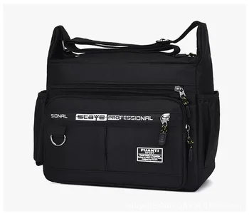 Sacoche Homme Grande Taille - Staye - Noir
