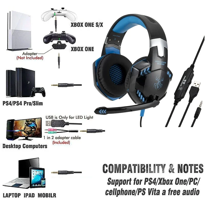 Ear Headphones How To Use Kotion Each G2000 On Ps4 G2000