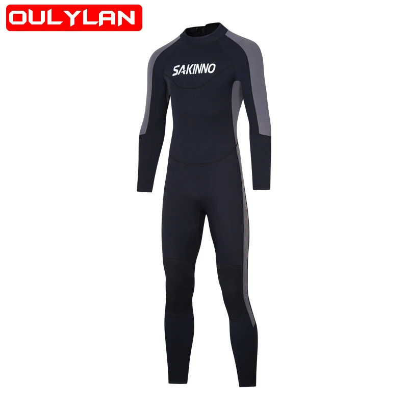 

Oulylan Men Wetsuit 3mm Neoprene Surfing Scuba Diving Snorkeling Swimming Body Suit Wet Suit Surf Kitesurf Clothes Equipment