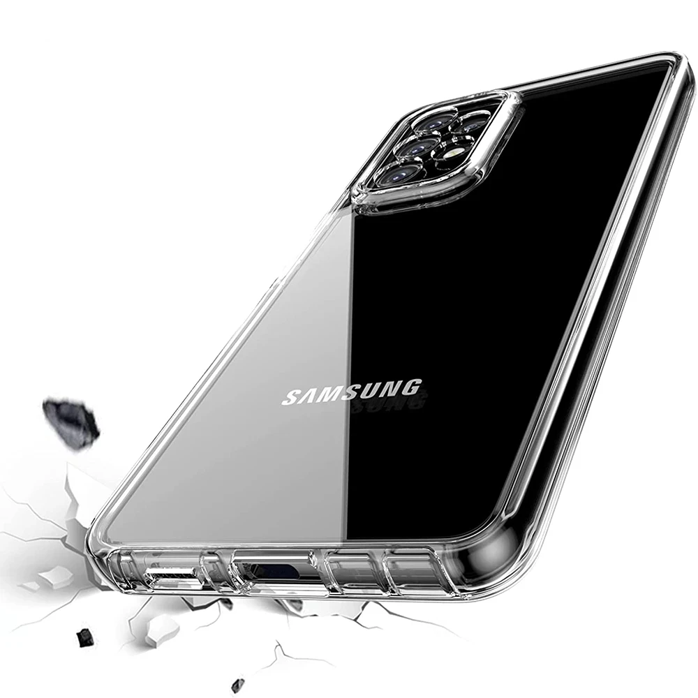 360° Full Cover Silicone Case For Samsung Galaxy A33 A23 A73 A13 A52 A53 A32 A22 A51 A71 A70 A50 S22 Clear Hybrid PC Hard Coque