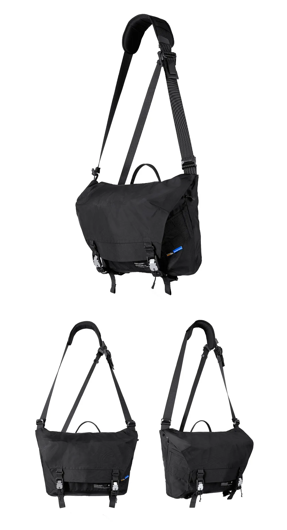 Reindee Lusion 24ss Waterproof cd material shoulder bag set molle pad modul expansion accessories techwear