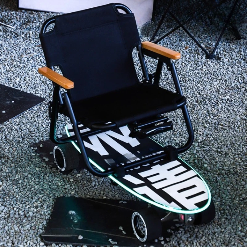 Electric skateboard can be remotely controlled for adults to