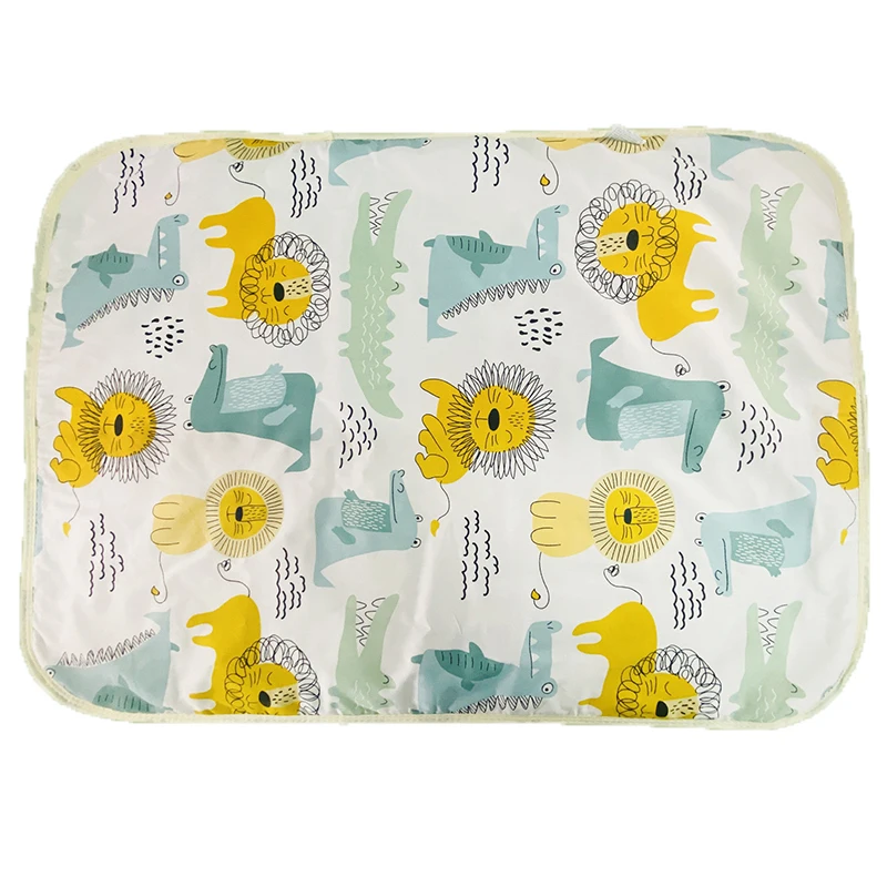 Baby Waterproof Urine Pad Infant Newborn Changing Table Mat Toddler Kids Cartoon Cloth Diapers Children Bed Reusable Mattress