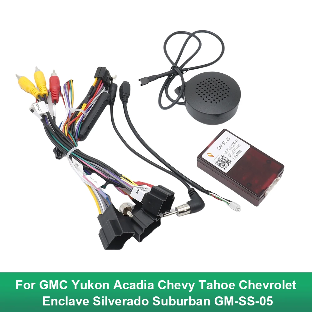 Car Wiring Harness Adapter Canbus Box For GMC Yukon Acadia Chevy Tahoe Chevrolet Enclave Silverado Suburban GM-SS-05