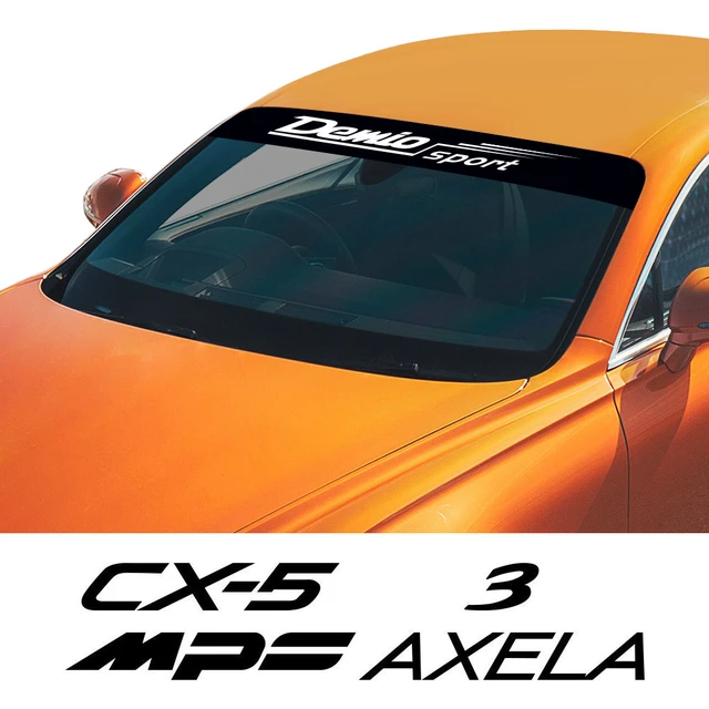 GYWKLCZ 2Pcs Car Side Sticker Auto Vinyl Film Decal Styling, for Mazda  Axela/Atenza/MS/MPS/Demio/CX-5/CX5/CX-3/CX3,Matt Gold