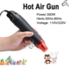 110V/220V US EU Standard Hot Air Gun Mobile Phone Repair Tool Hair Dryer Welding Support Seat Shrink Plastic Air Heat Gun 300W 1