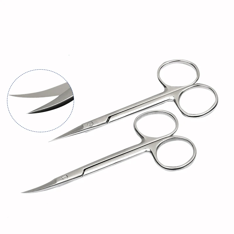 Medical scissors Stainless steel ophthalmology professional straight tip curved tip express sharp department stitches removal sm ophthalmic tool surgical instruments cornea scissors
