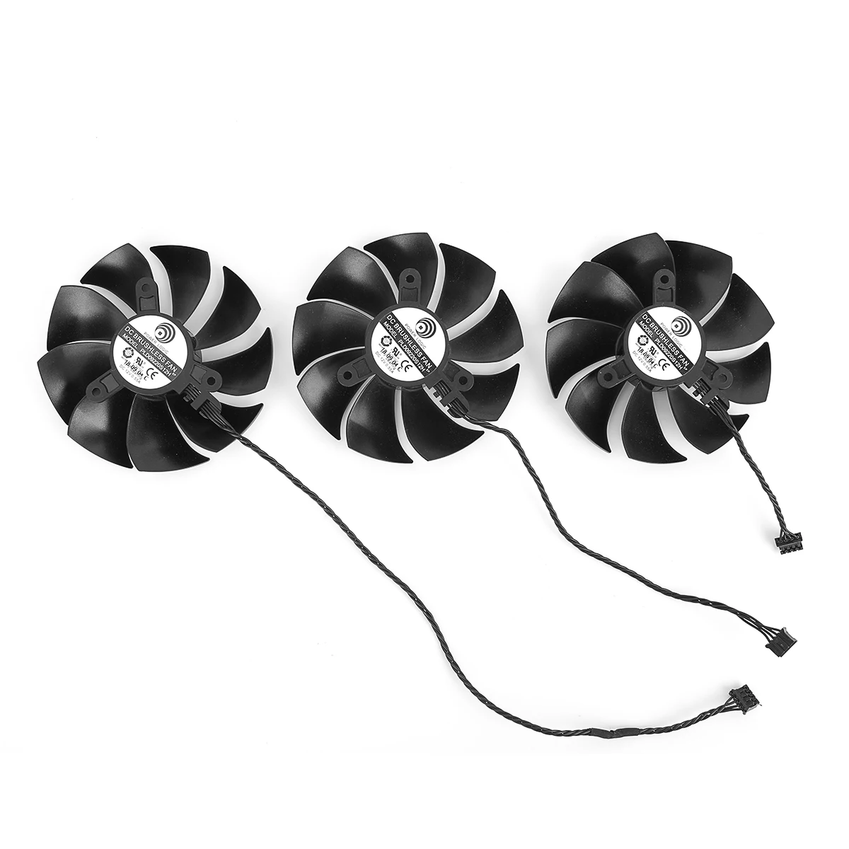 Substituição do Ventilador Refrigerador para Evga Rtx 2080 ti Ftw3 Ultra 2070 Super Rtx2080 Gráficos Placa de Vídeo Ventiladores Refrigeração Novo 87 mm Pld09220s12h - Imagem 5