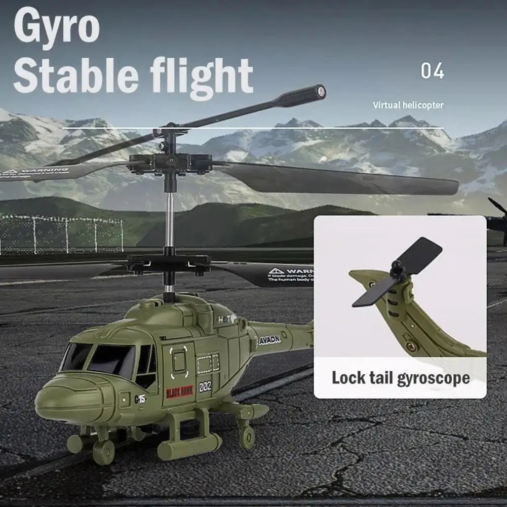 2.5 channel Remote Control Mini-aircraft Helicopter anti fall outdoor Simulation airplane helicopter Handheld Game Machine Model 2