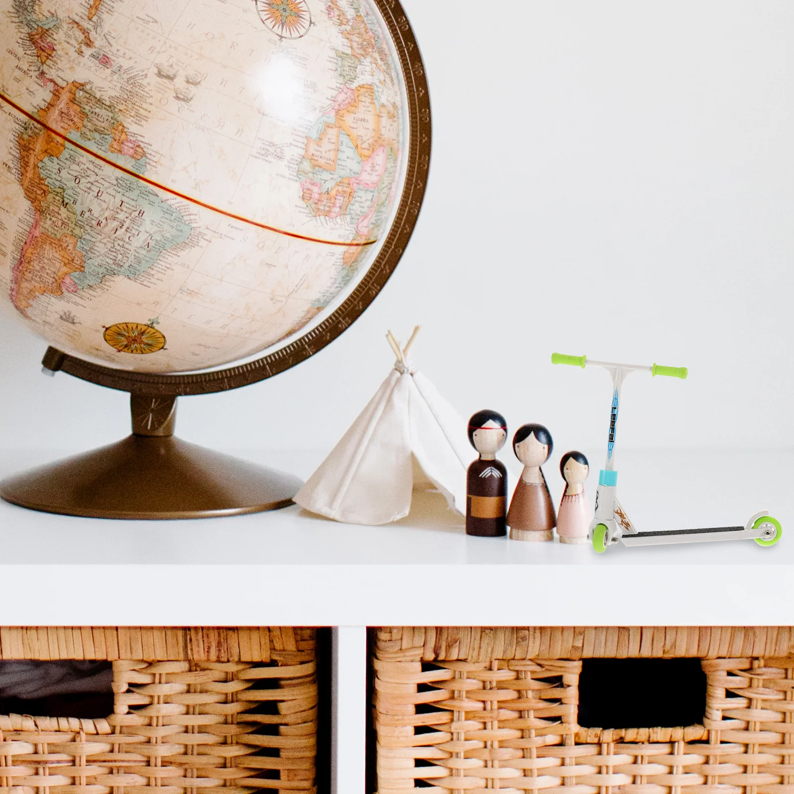 미니 손가락 장난감 스쿠터, 작은 훈련 파티 스케이트보드, 어린이 손가락 액세서리, 2 세트