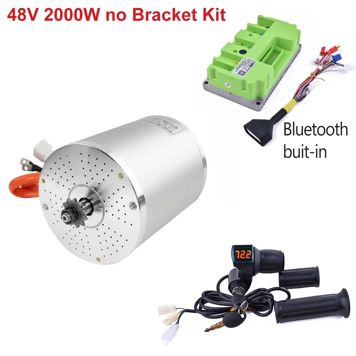 36V48V 1000W UNITE MOTOR Moteur Brossé MY1020 Avec Contrôleur Et Moteur - View #6