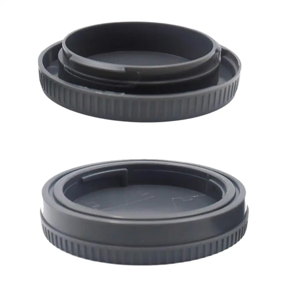 Camera Rear Lens Cap & Body Cap Cover for Sony E Mount NEX3/NEX5 A1 A7C A7R IV III A7 III II A7S II A6600 A6500 2pcs
