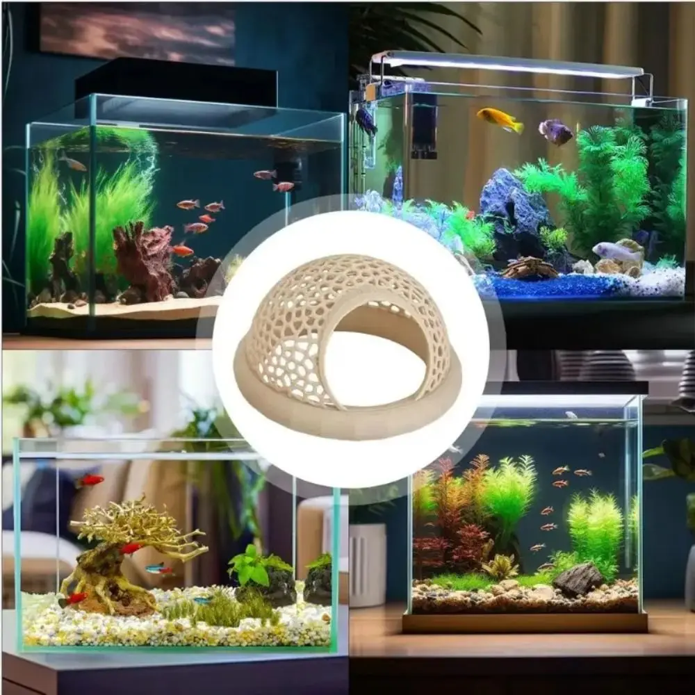 Plastic Floating Betta Fish Cave Tank Ornament
