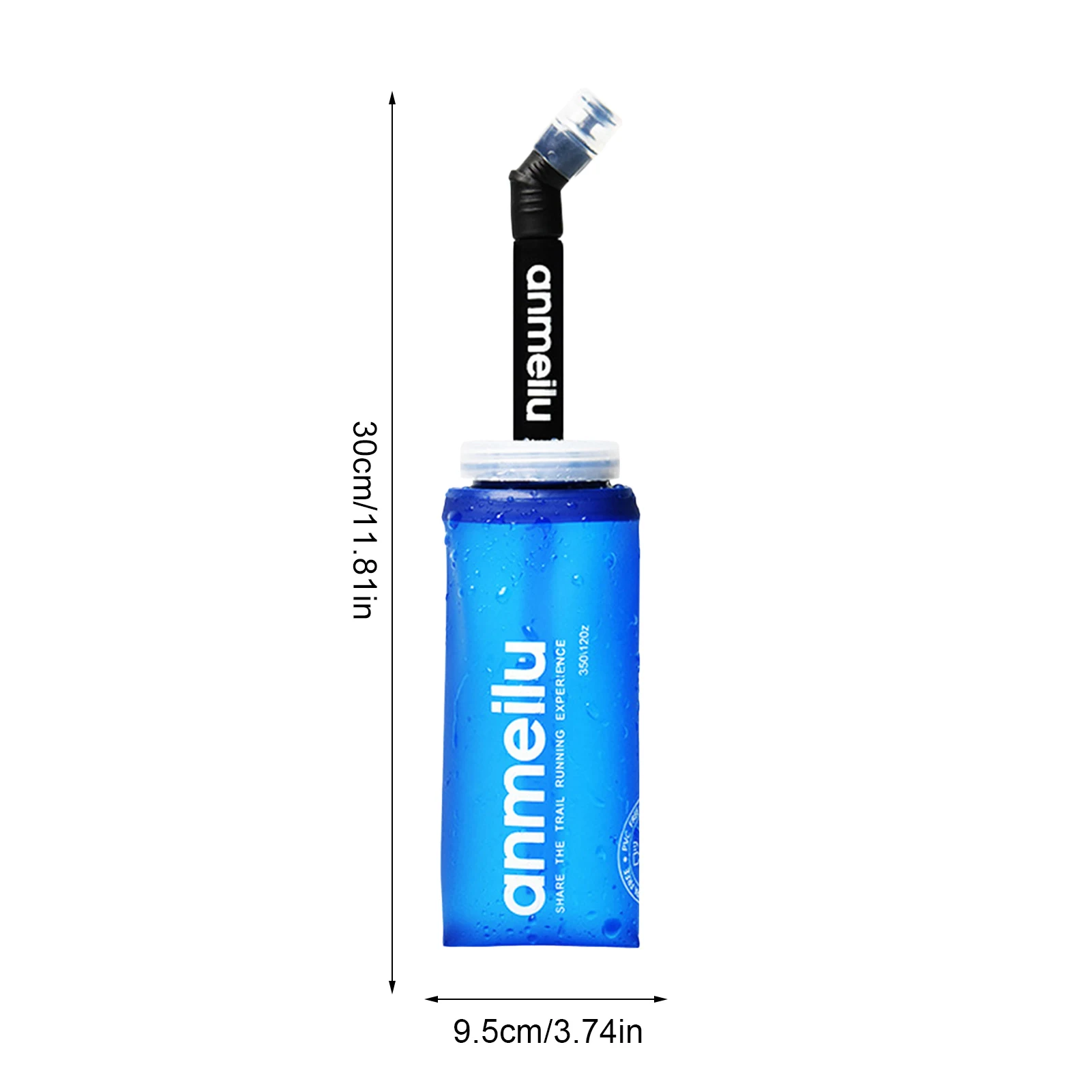 

Soft Water Bottle Food Grade Silicone Portable Sport Drinking Bottle
