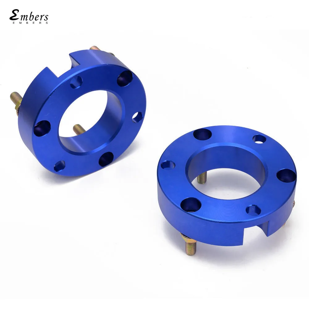 Toyota Hilux Revo Front & Rear Lift Kit Machine Dual Shackle Comfort G Shackle 1"-2&ldquo; Blue Rack 1 Pair front lift kit