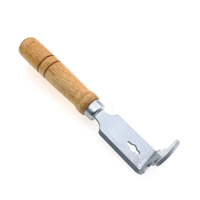 1Dcs Méhkas Keretterület -Tisztító Lapáttaparó Kaparó Villák Kipattanó Viasz Hulladék Fa Fogantyú Ss Penge Méh Méhészi Szerszámok - Image 4