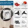 1/2/3 Pcs Sneaker Washing Machine Bag Mesh Washing Bag,Portable Laundry Dryering Net Bags for Shoes,Dryer Door Shoe Net Bag 5
