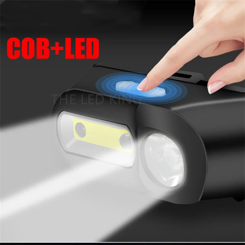 Mini USB Rechargeable Led Headlamp Multifunctional Headlight Head Lamp Portable Lantern Outdoor Camping Light for Hunting head flashlight cob headlamp