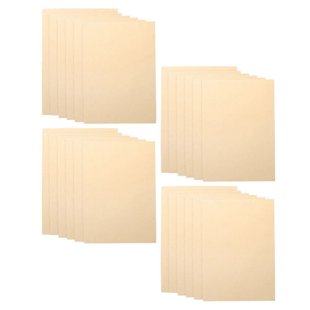 100Pcs B5 빈티지 편지지 향수를 불러일으키는 레트로 문구 용지 편지 쓰기 저널링 스크랩북 제본용