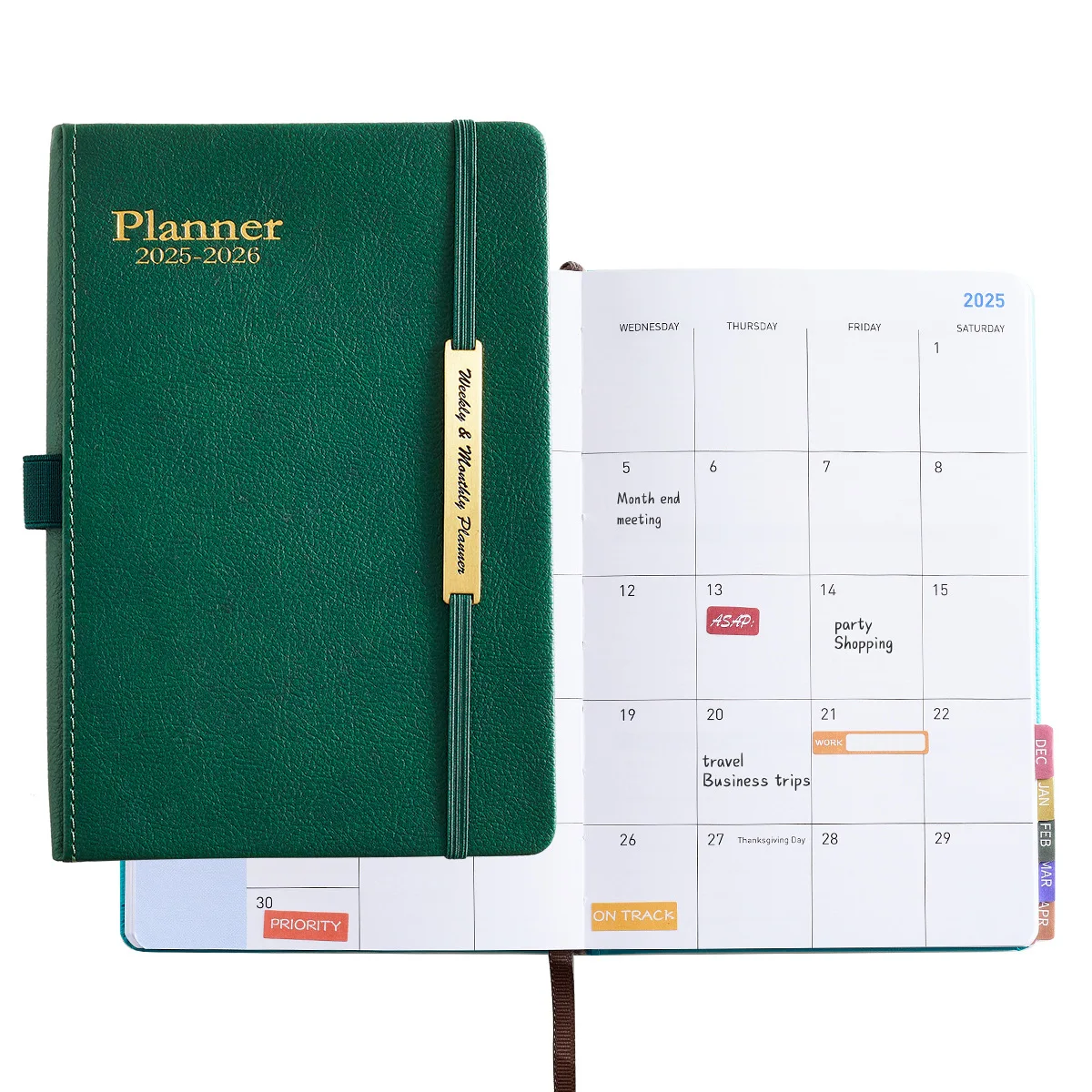 Agenda 2025 notebook january 2025 june 2026 monthly daily planner