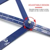Upgraded Angle Gauge Protractor Corner Angle Finder Square Ruler Miter Woodworking Model Craft Tool Easy Operation M4YD 5