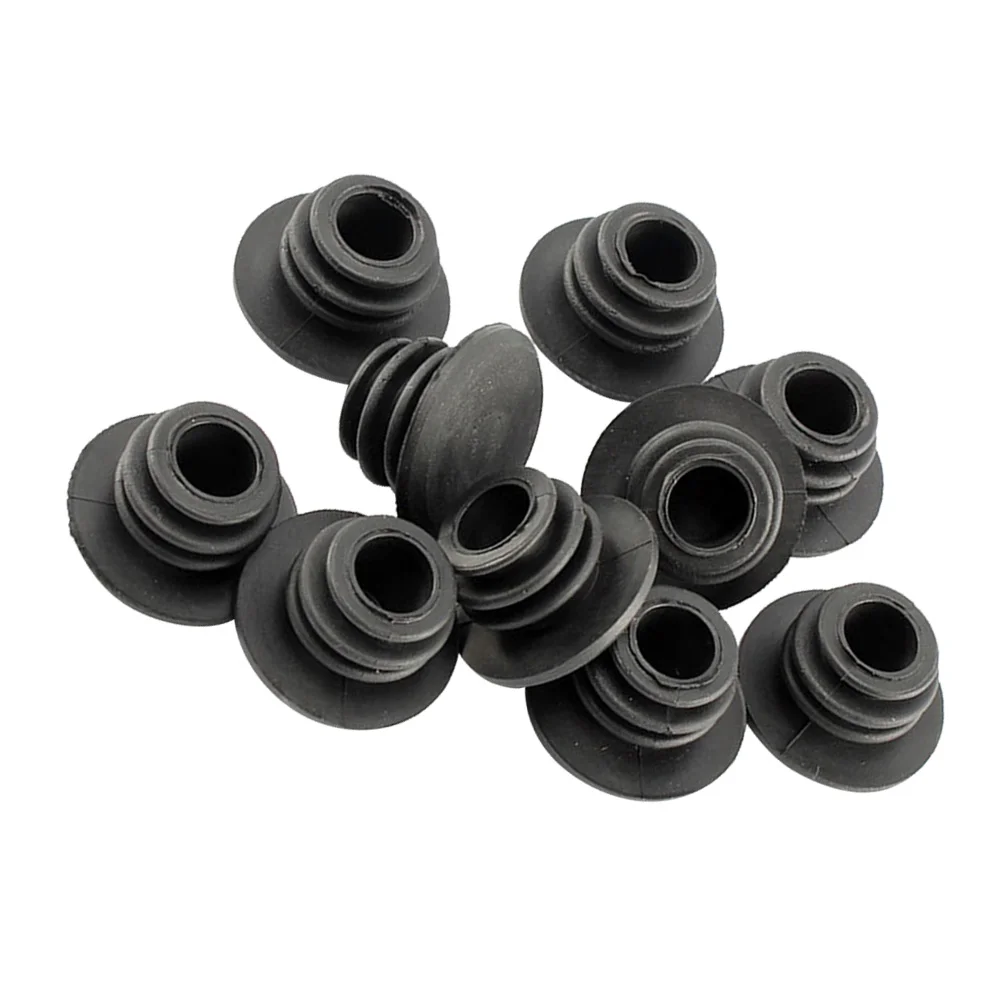 

10pcs 22mm Bike Handlebar Bar End Plugs End Caps For Road Grip Mountain MTB (Black)