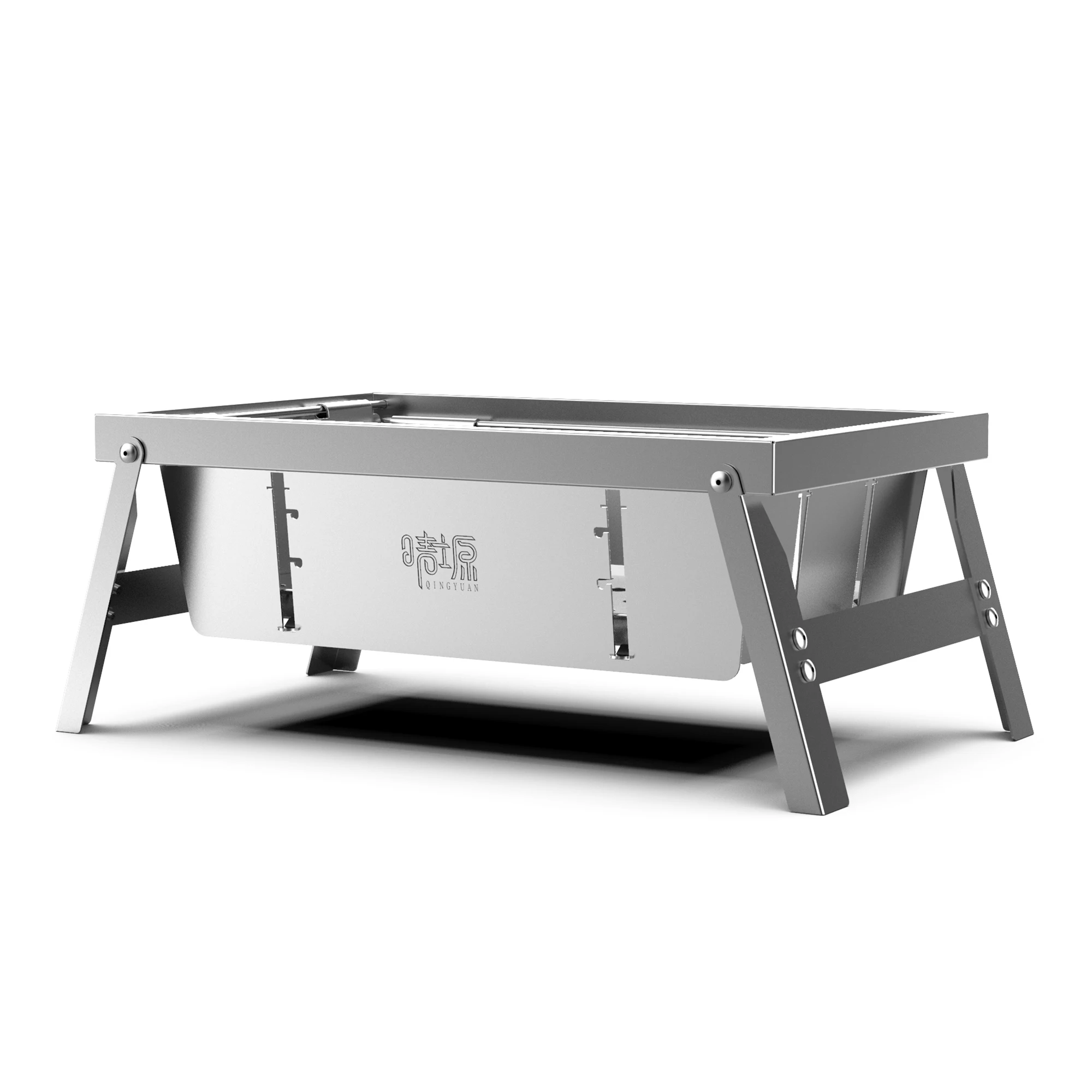 Fornello Da Campeggio Fornello Da Esterno Portatile A Carbone Per Uso Domestico Pieghevole In Acciaio Inox Bbq Stufa A Legna Picnic Fornello Per Arros