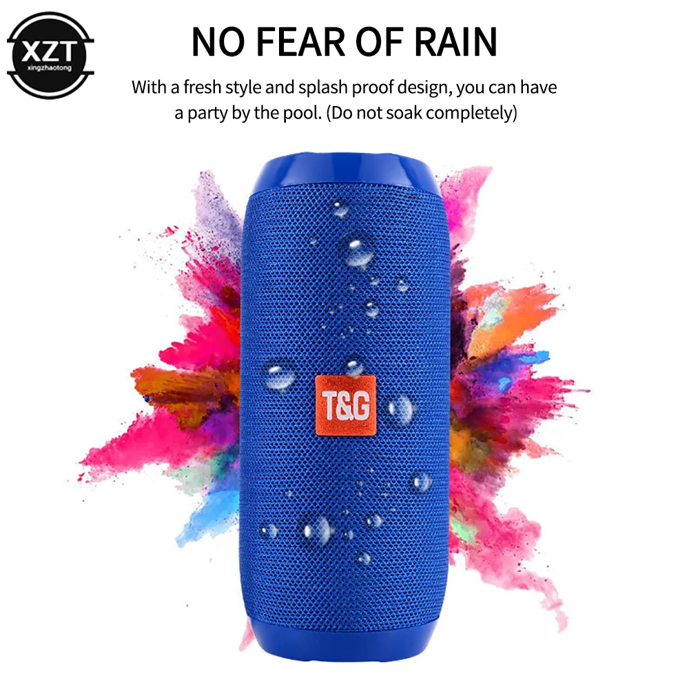 Tg117 Wireless Bluetooth Speaker Waterproof Portable Plugin Stereo