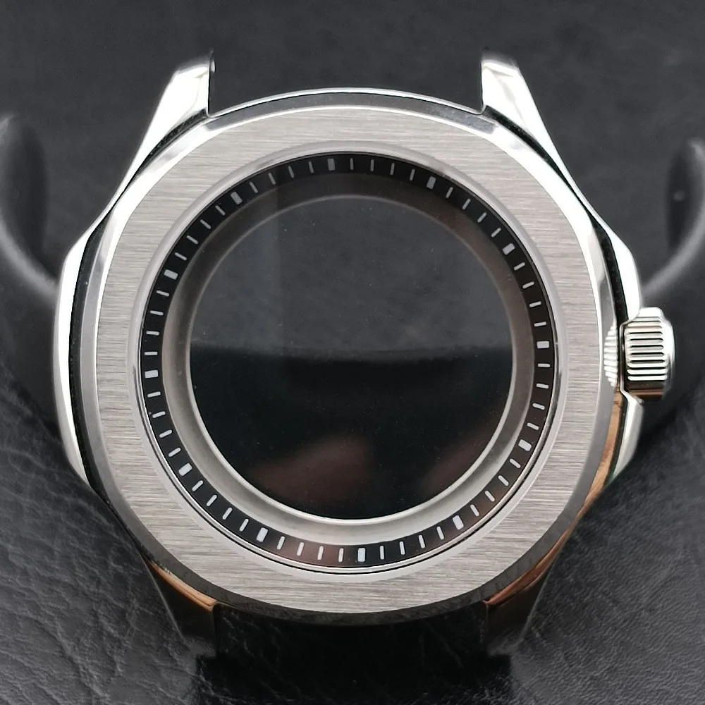 Silver Steel Case with Sapphire Glass - 39.5mm Watch Accessories and Box