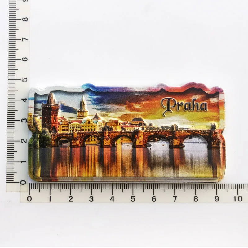

praha Creative,Travel,Commemorate,Crafts,3D,Ornaments,Magnetism,Resin Material,Refrigerator Stickers