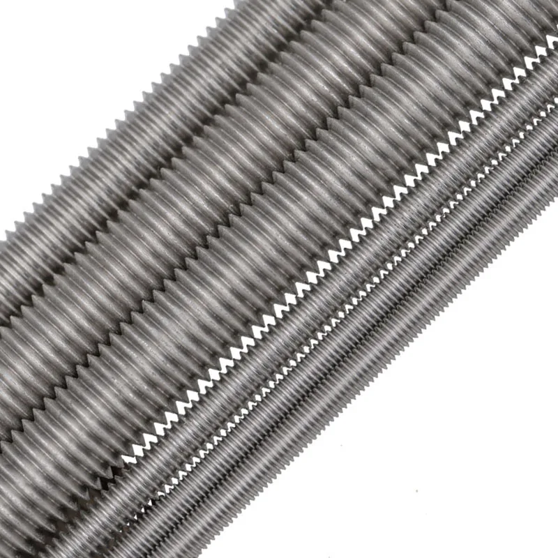 

4.8 Grade Galvanized Full Thread Screw Rod Set With Teeth, Ceiling Screw, 8 Grade High-Strength Double Head Screw M6-M12