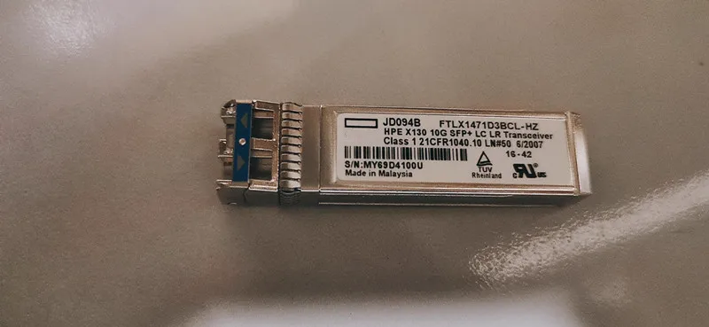 

JD094B X130 10G SFP + LC LR 1310nm 10km SMF FTLX1471D3BCL-HZ Transceiver