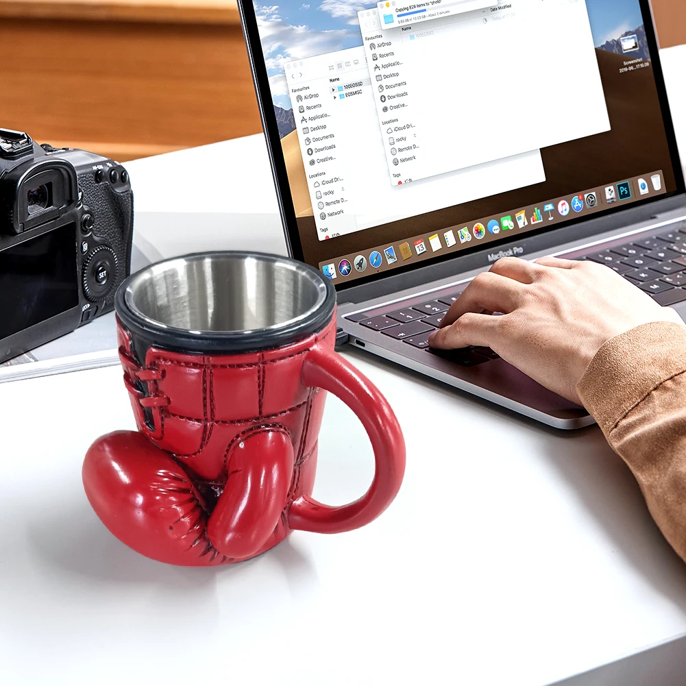 복싱 커피 머그컵 복싱 테마 티컵 스포츠 테마 머그컵 복싱 애호가를 위한 선물