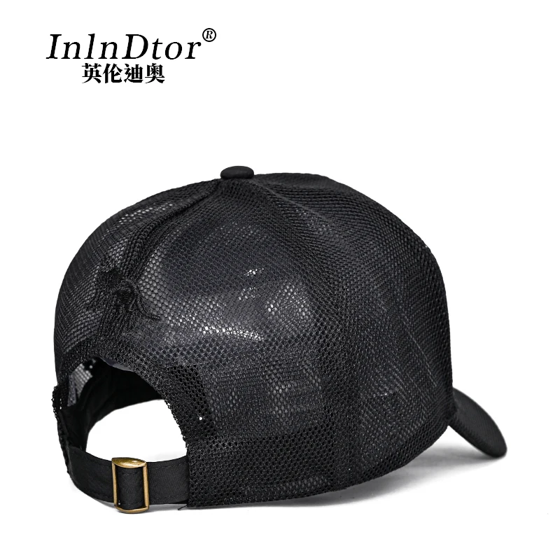 2025 summer mesh breathable high top baseball cap fashion face small big head bib hat casual for men