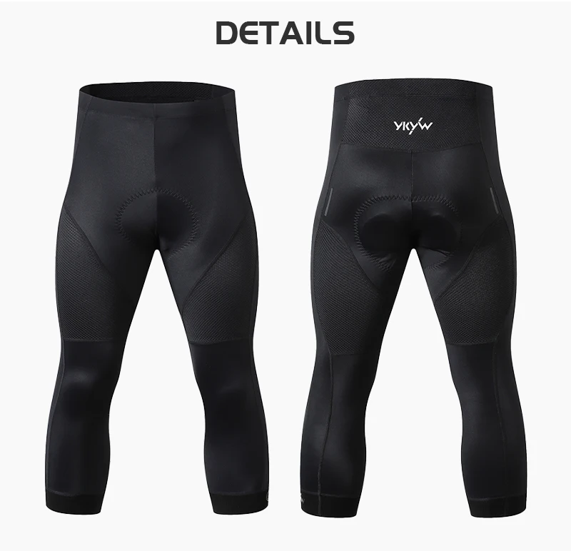 Ykyw Rennrad Pro Team Männer Radhose schwarz eng Fahrrads horts MTB Sommer atmungsaktive Outdoor-Kleidung Sport bekleidung – Detail 2