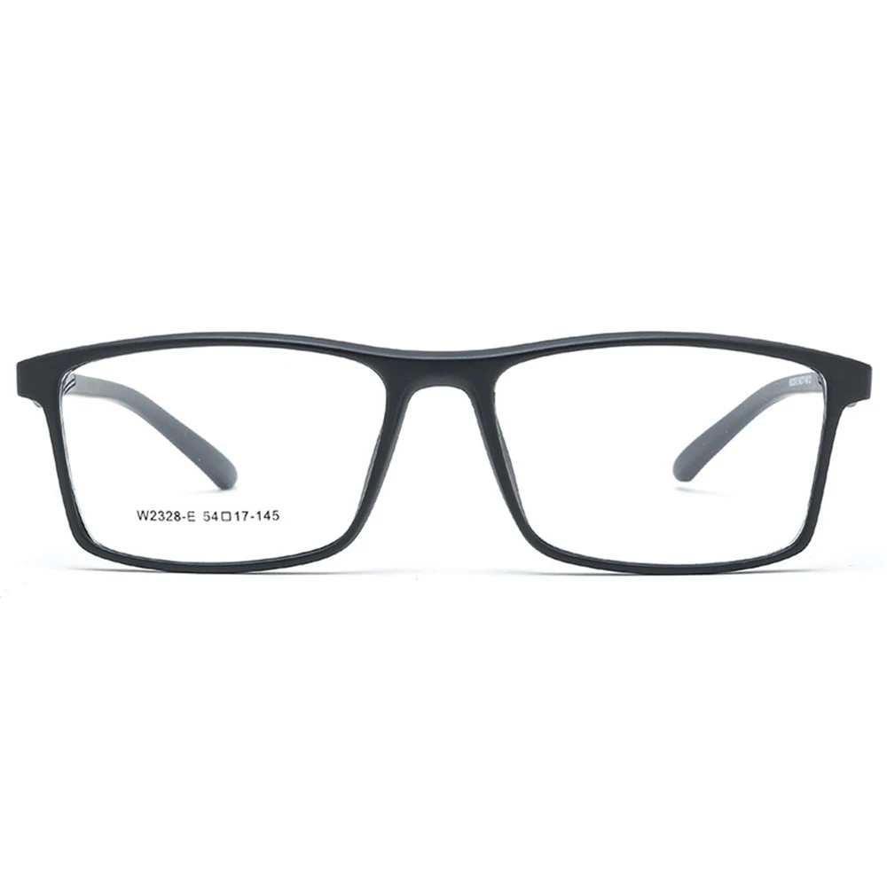 

Fashion Rectangular Large Frame Sports Style TR90 Optical Frame Custom Photochromic Myopia Reading Glasses Prescription Lens