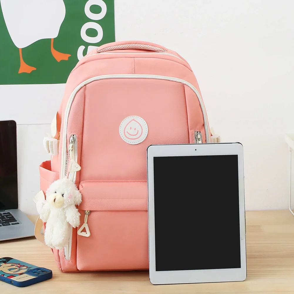 New high-end backpack suitable for women, versatile five piece casual computer backpack