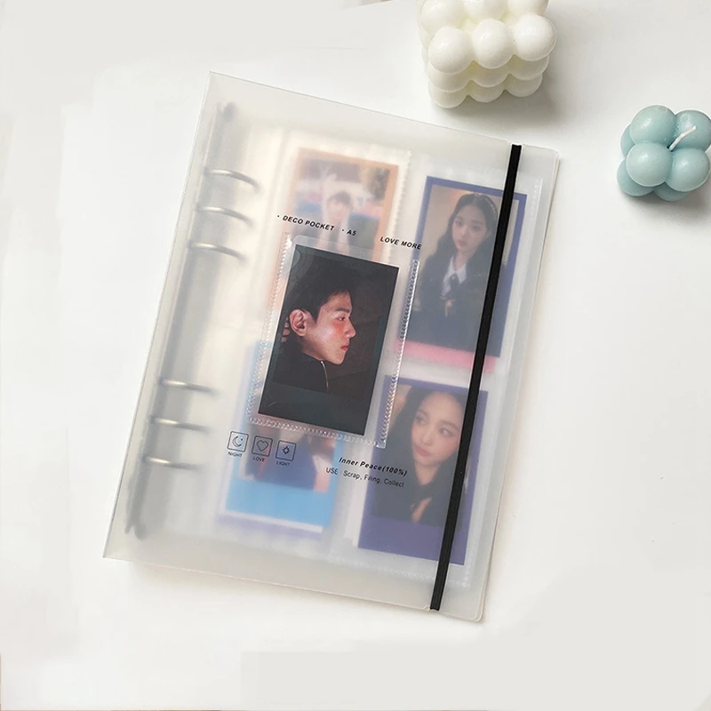 Portacarte Fotografica A5 Raccoglitore Kpop Porta Carte Fotografica Polaroid Libro Album Instax Album Di Carte Fotografiche Kpop Cancelleria Scolastic
