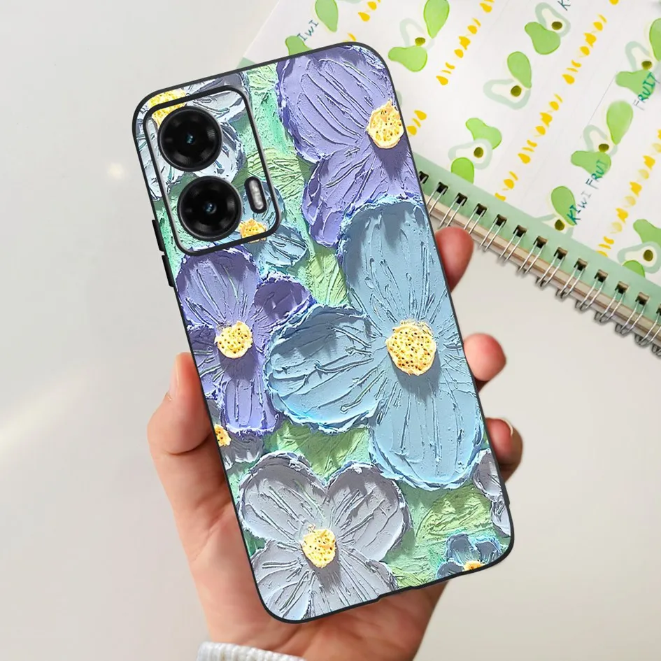 Cute Cartoon Cat Butterfly Soft Silicone Bumper Protective Phone Case