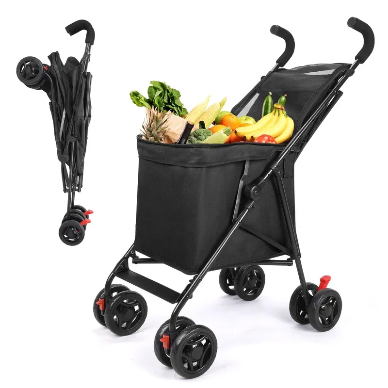 New Arrival Hot Multifunctional Cart Folding Portable  Durable Lightweight Market Purchase Bag Trolley Pet Stroller For Picnic