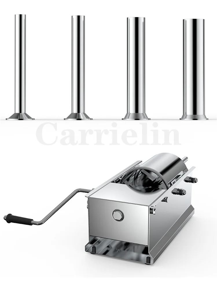 3L Stainless Steel Sausage Filler Stuffer Meat Machine Vertical Salami  Maker 6lb