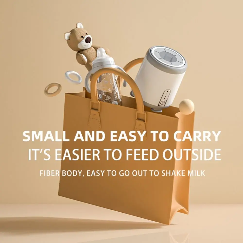 USB Electric Baby Milk Mixer Plastic Hand-free Milk Powder Mixing Rod Without Lumps Hot Drinks Mixer Preparation Machine