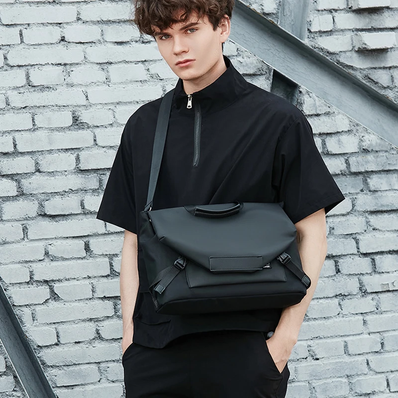 

Men Messenger Bags Fashion Business Travel Shoulder Bags Male Nylon Waterproof Briefcase Crossbody Handbag Women