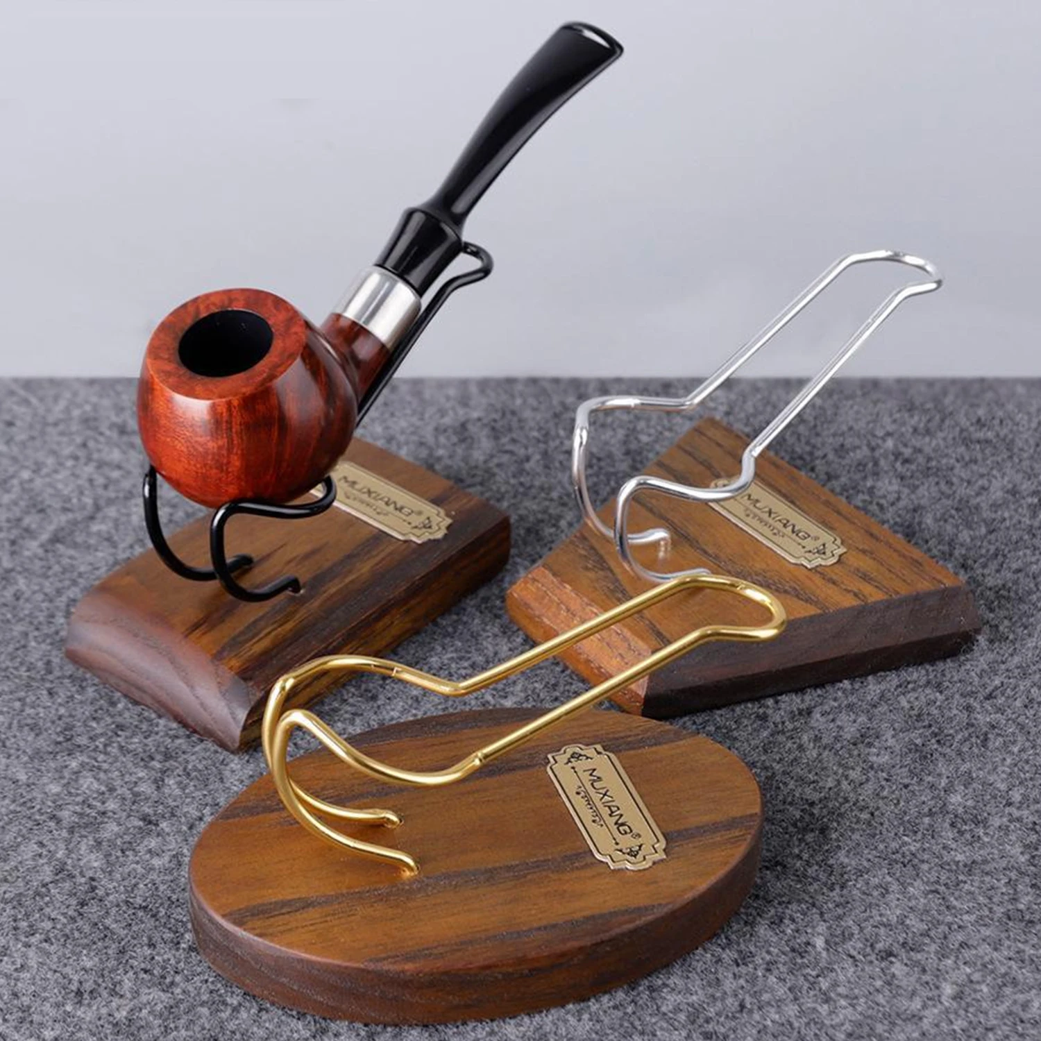 Smoking Accessories Tobacco Pipe Tobacco Smoking Accessories Smoking Pipe JIBILL tobacco pipe wooden rack zelkova wooden rack one position pipe smoking solid wood