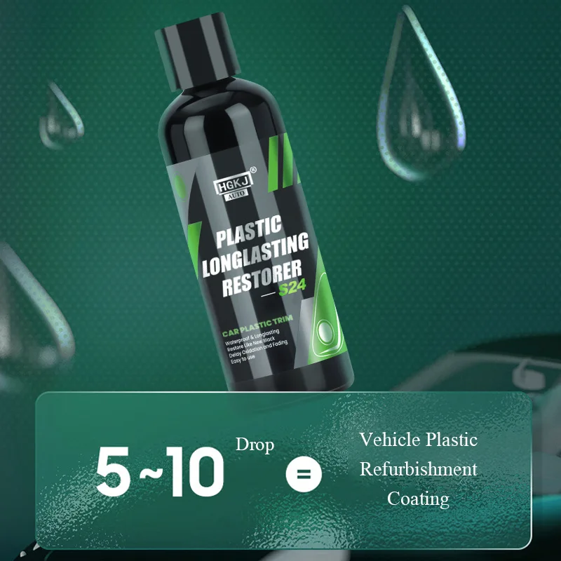 120ml Plastic Trim Restorer Renew Hand Spray Use Car Care