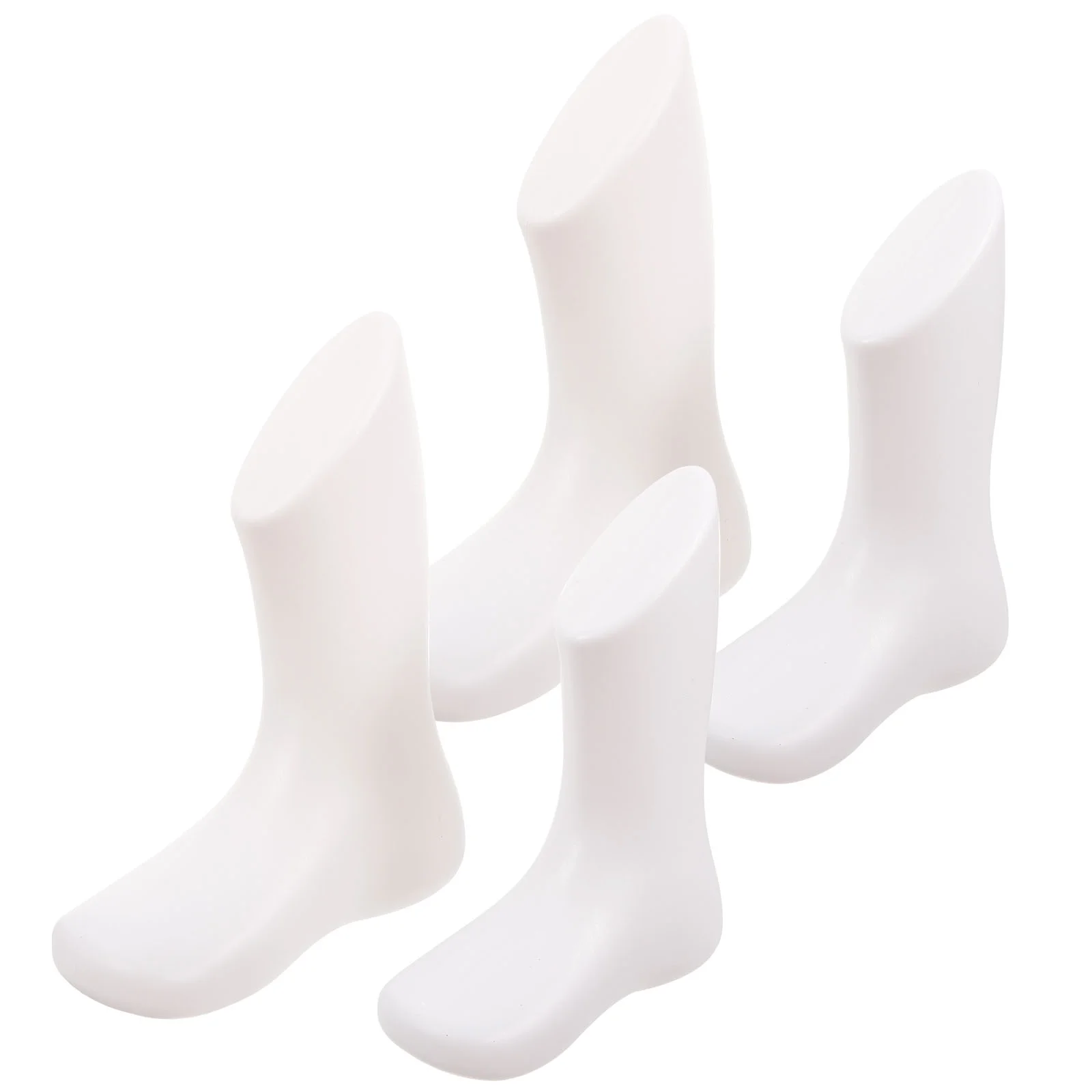 4PcsBabyPlasticFootMoldSandalsToddlerShoeMannequinFeetModel